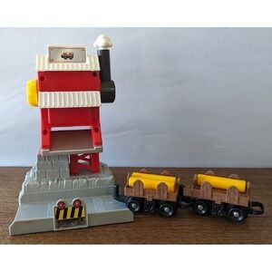 GeoTrax Sawmill Log Loader Replacement for Railroad Train Fisher Price Playset